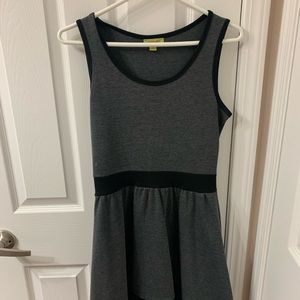 Black and grey dress